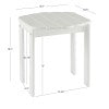Adirondack Outdoor End Table