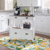 Sydney White Kitchen Cart