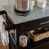 Cameron Kitchen Cart Granite Top