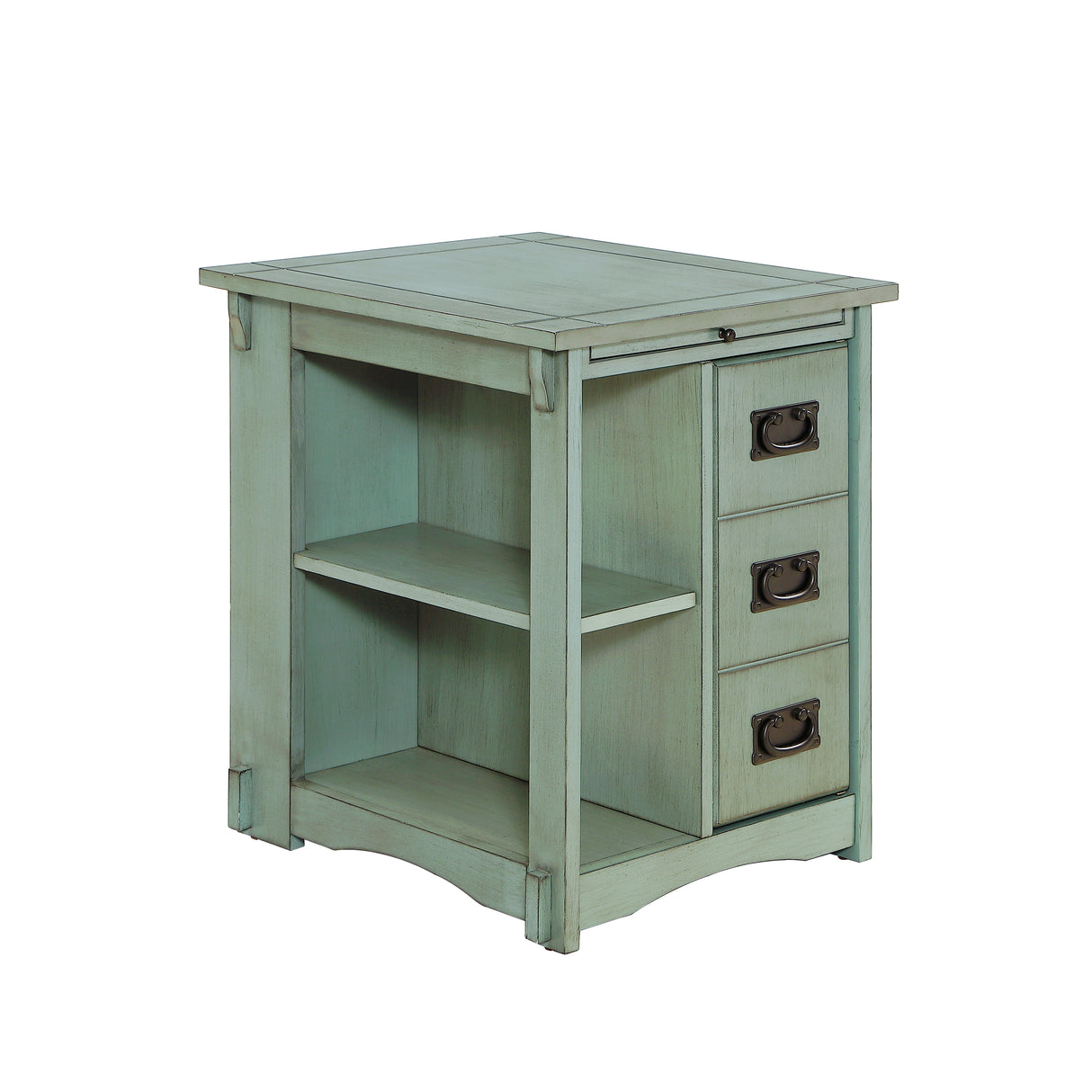 Mission Gray Side Table