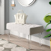 Ella Glitz Acrylic Leg Bench