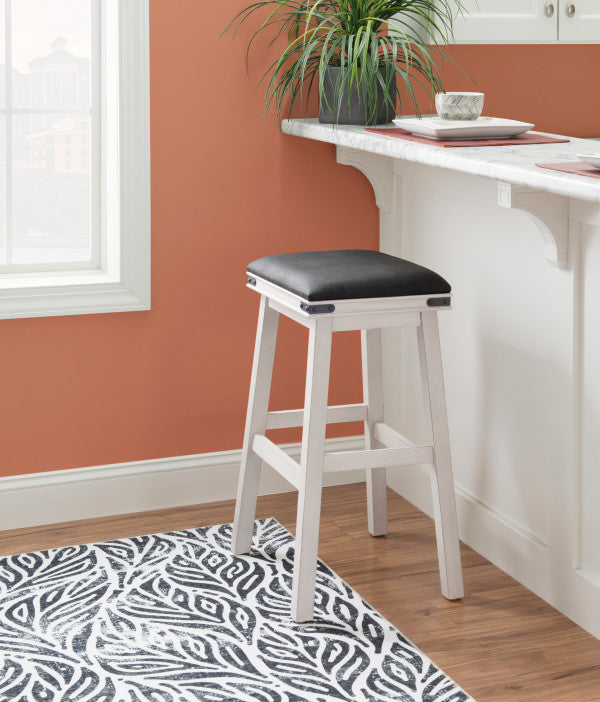 Milligan White Stool
