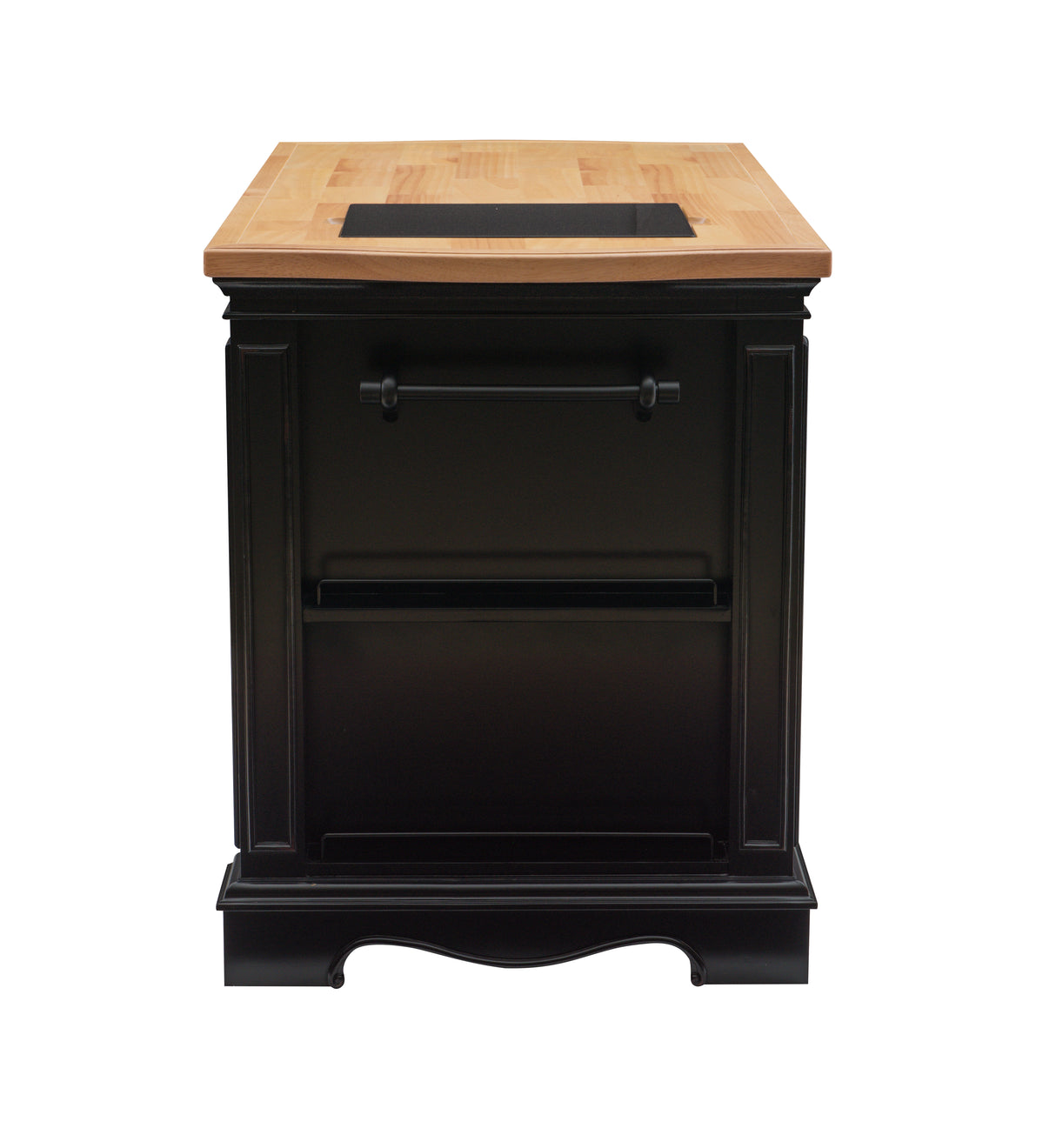 Pennfield Black Kitchen Island