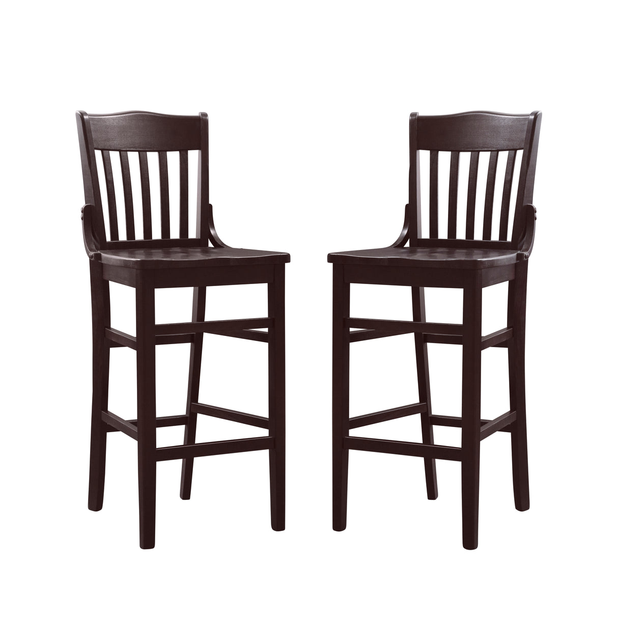 Jericho Brown Bar Stools (Set of 2)