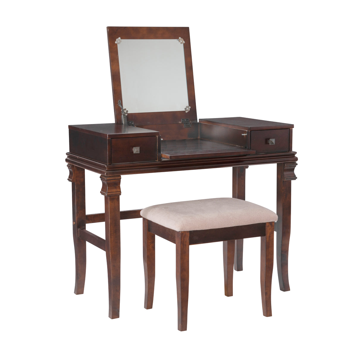 Angela Walnut Vanity Set