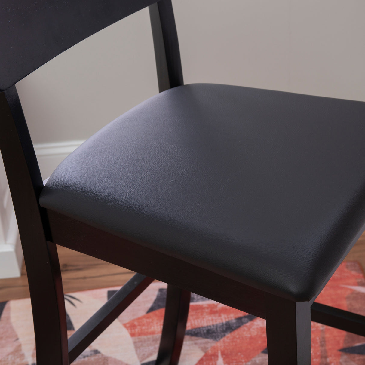 Torino Black Contemporary Stool