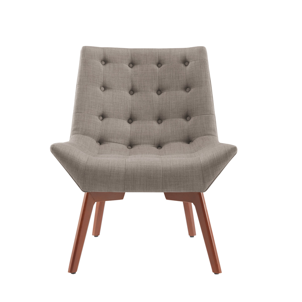 Ventura Dolphin Gray Tufted Chair
