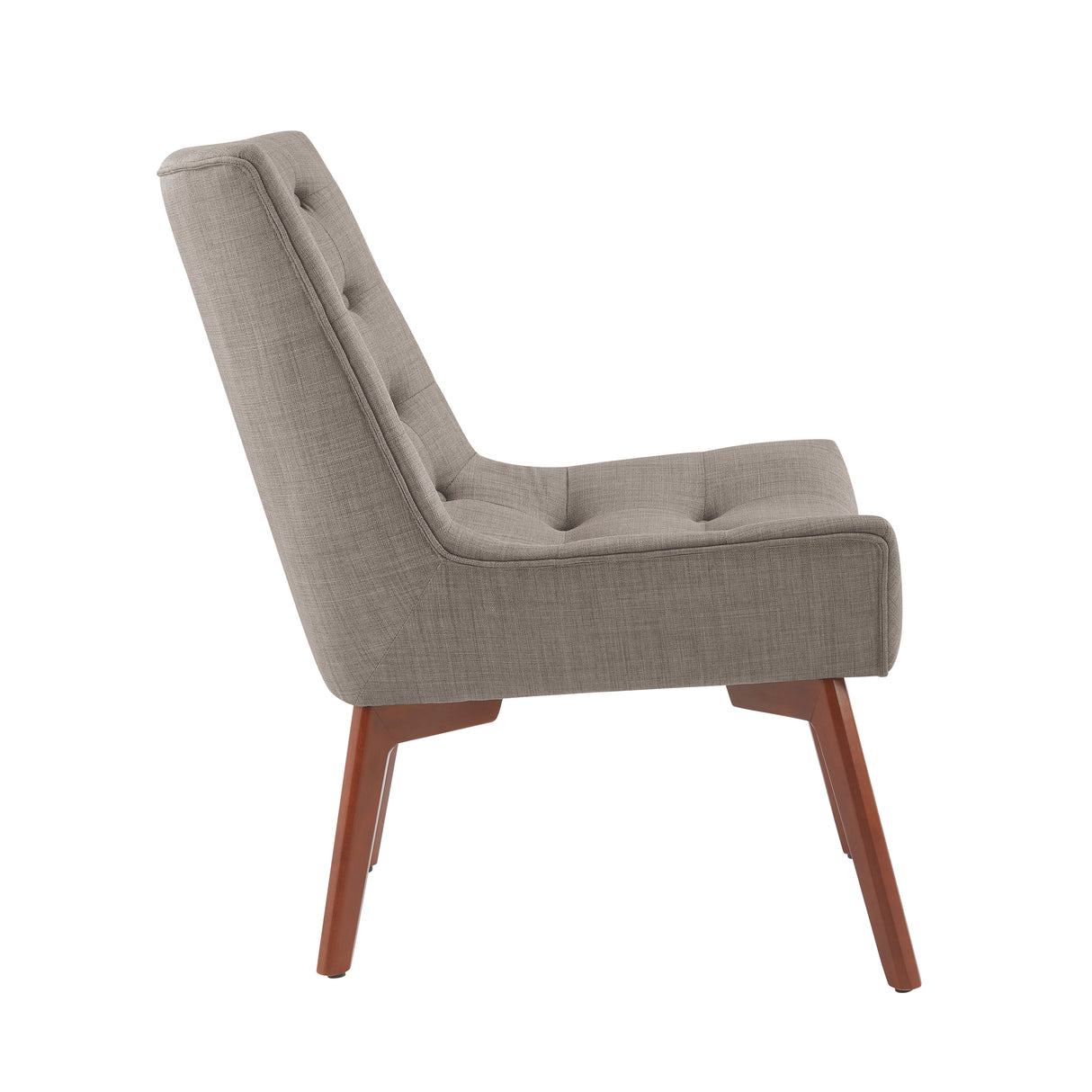 Ventura Dolphin Gray Tufted Chair