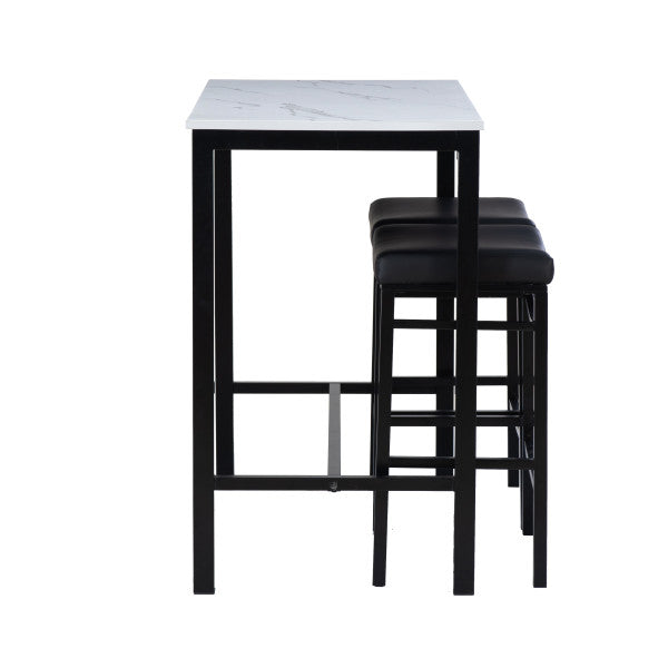 Betty Faux Marble 3 Piece Faux Leather Set