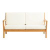 Cannon Teak 2 or 3 Seater Sofa With Cushions
