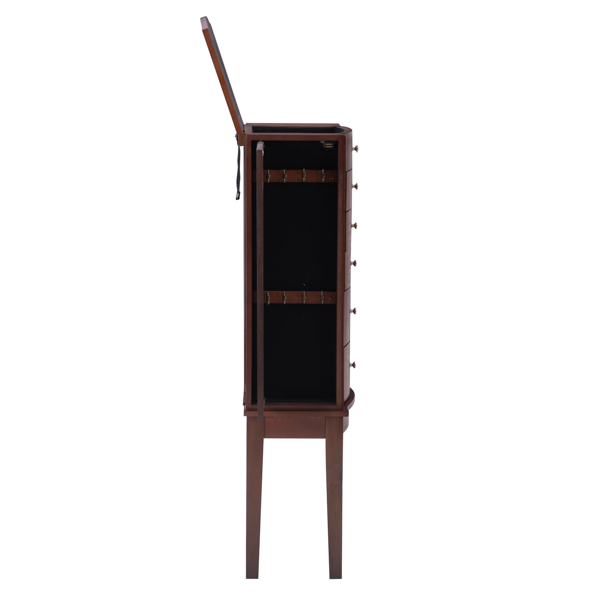 Maddie Espresso Jewelry Armoire