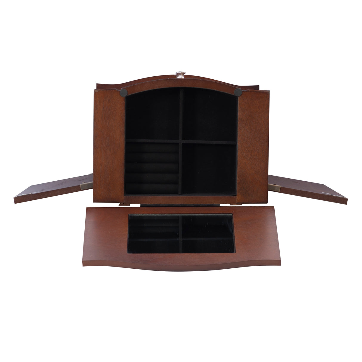 Maddie Espresso Jewelry Armoire