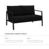 Alora Aluminum Outdoor Loveseat