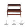 Masonboro Espresso Bed Step