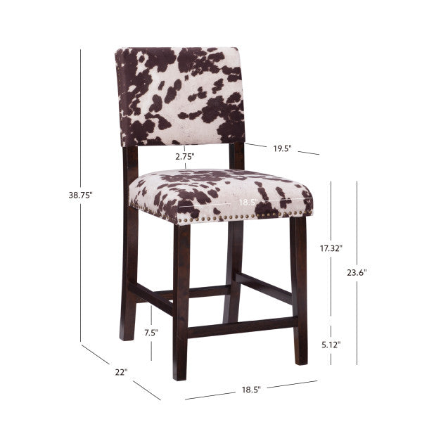 Corey Cow Print Stool