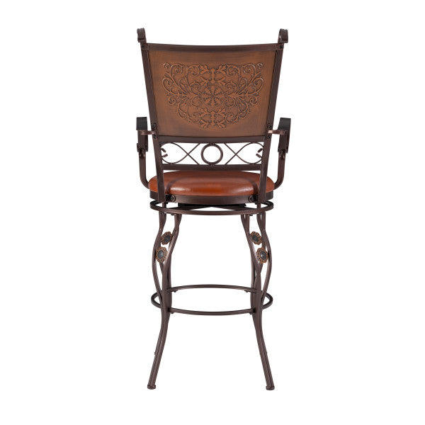 Beatrix Big And Tall Armed Stool