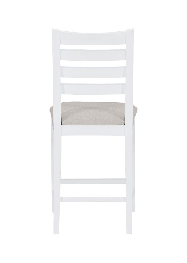 Felicia White Counter Stools (Set of 2)