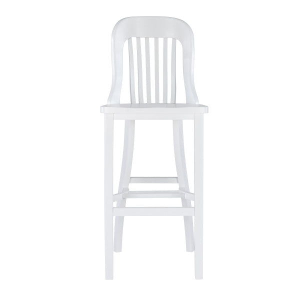 Norman White Bar Stools (Set of 2)