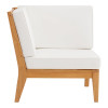 Soha Teak Armless Chair and Corner Chair