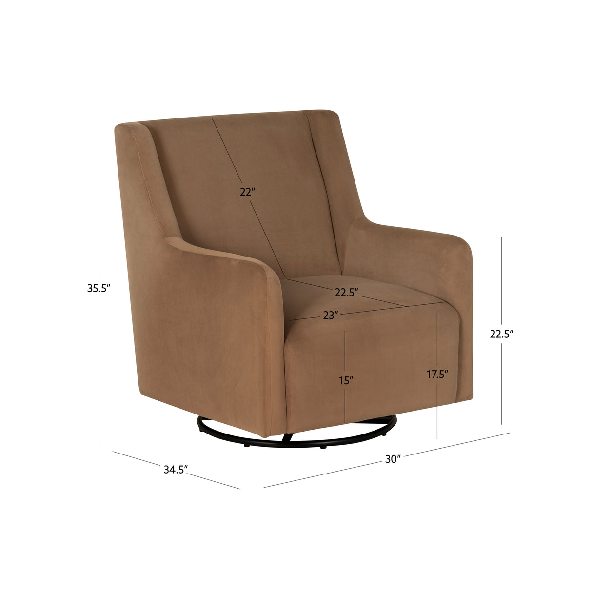 Bernice Swivel Rocker