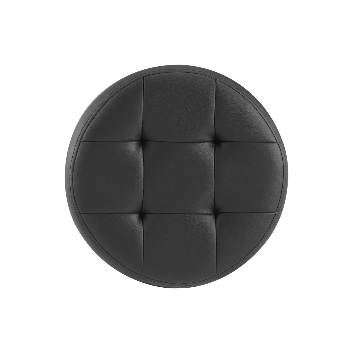 Saylor Black Swivel Ottoman