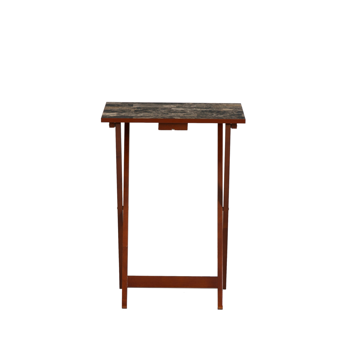 Talia Tray Table Set With Faux Marble