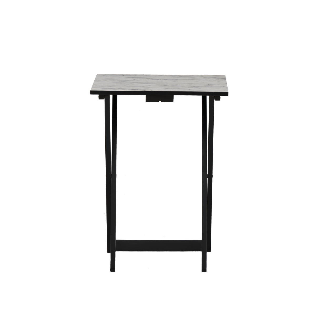 Talia Tray Table Set With Faux Marble