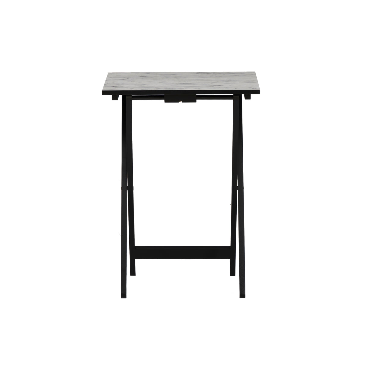 Talia Tray Table Set With Faux Marble