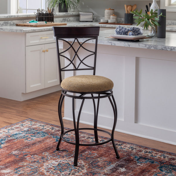 Curves Metal Counter Stool