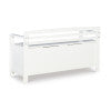 Laredo White Storage Bench