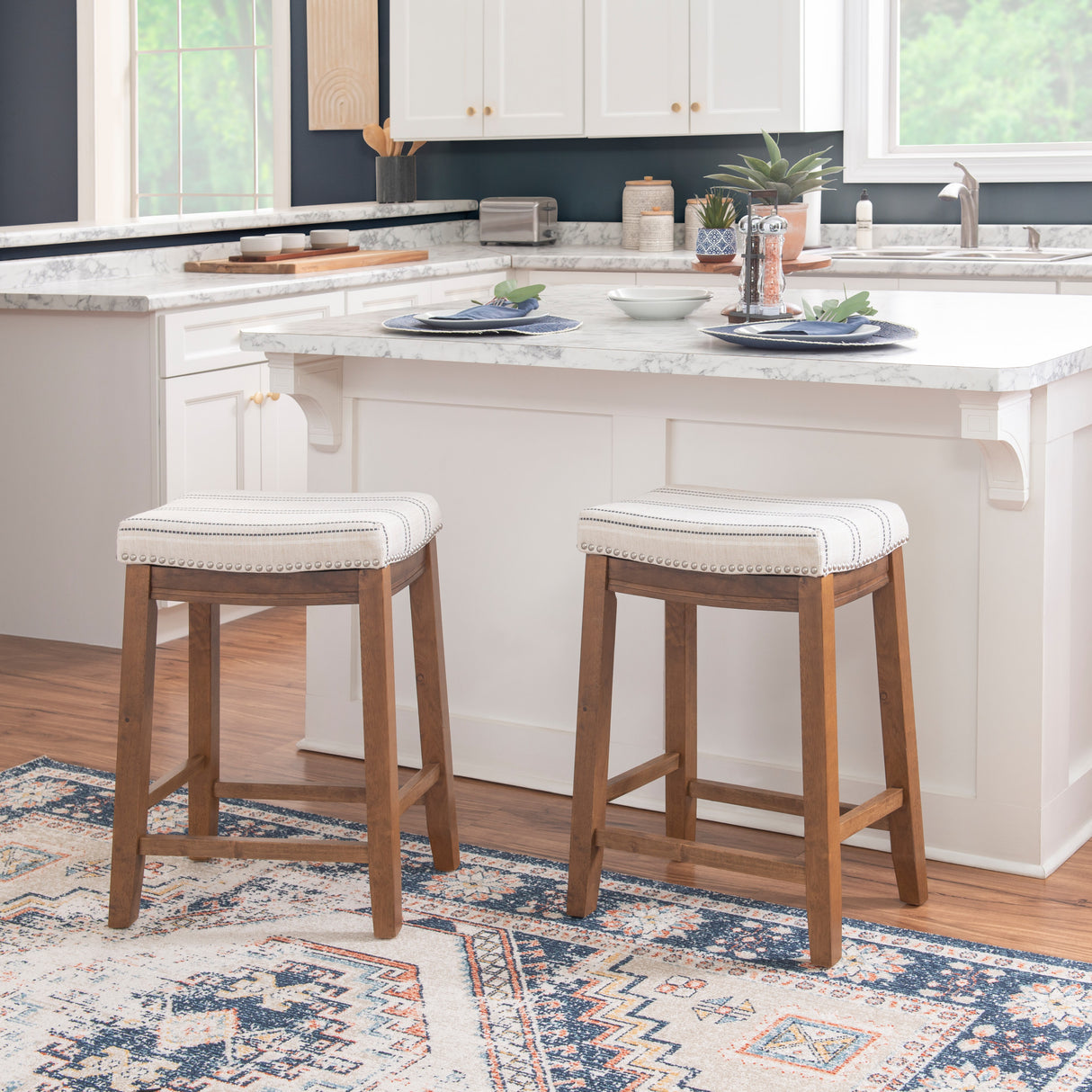 Claridge Linen Stool