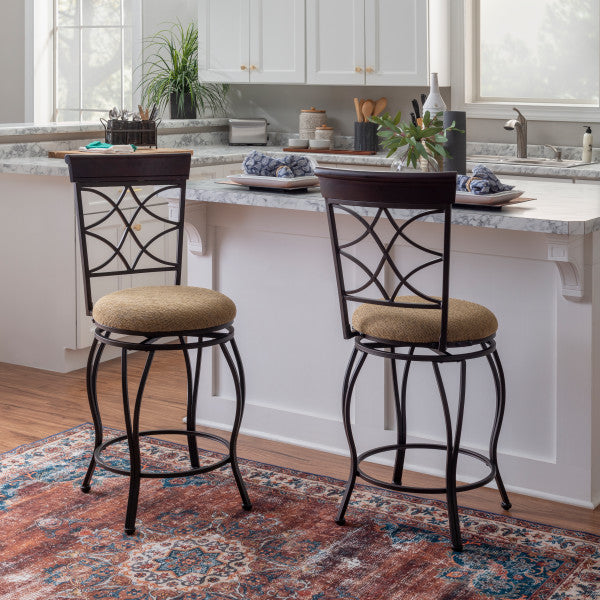 Curves Metal Counter Stool