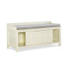 Shirley Antique White Storage Bench