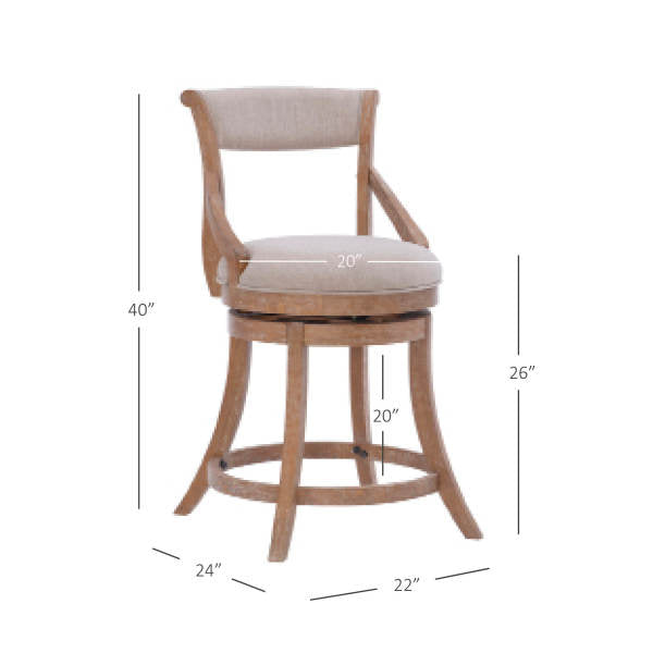 Gendry Big And Tall Counter Stool