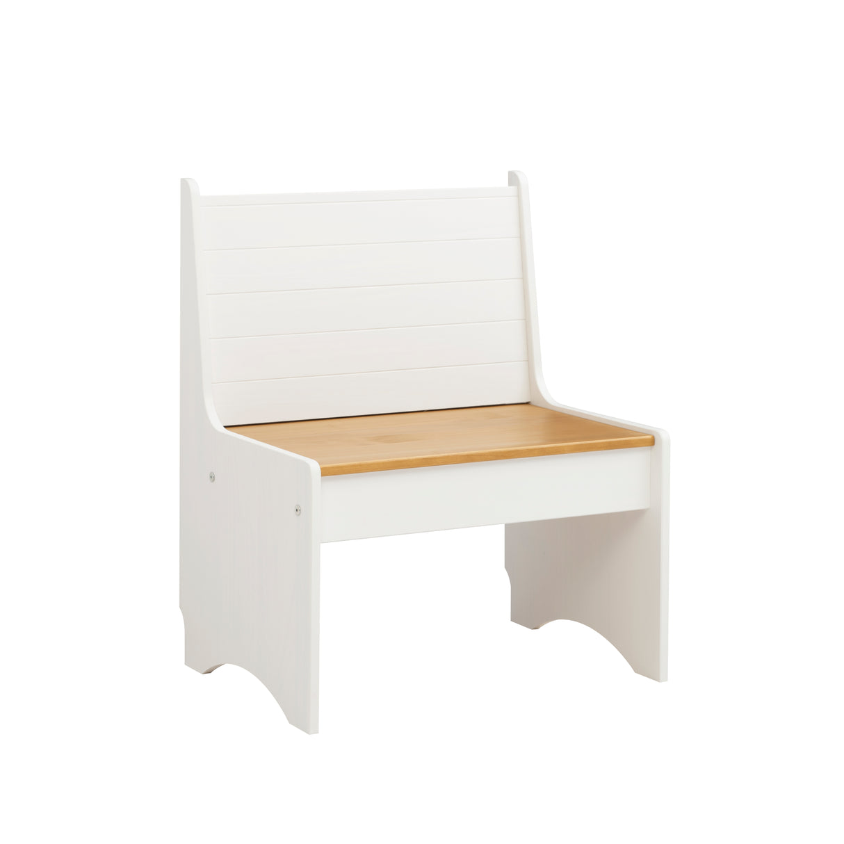 Pender Honey White Small Back Rest Bench