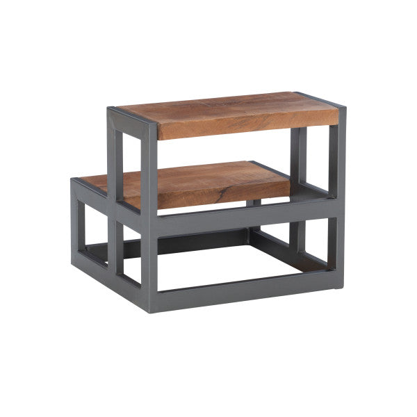 Bodie Wood And Metal Bed Steps