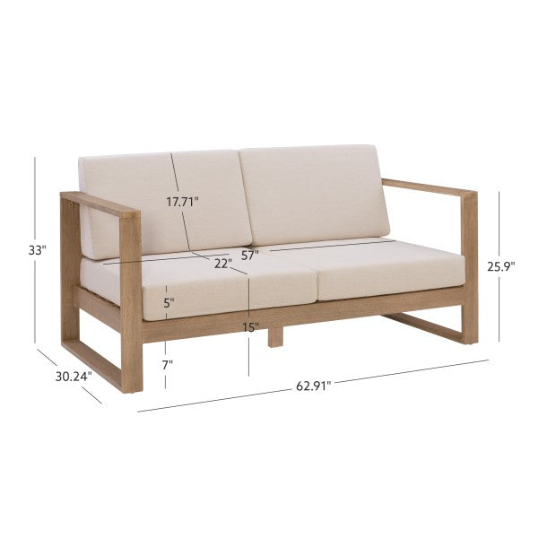 Brinley 2 Seater Outdoor Sofa