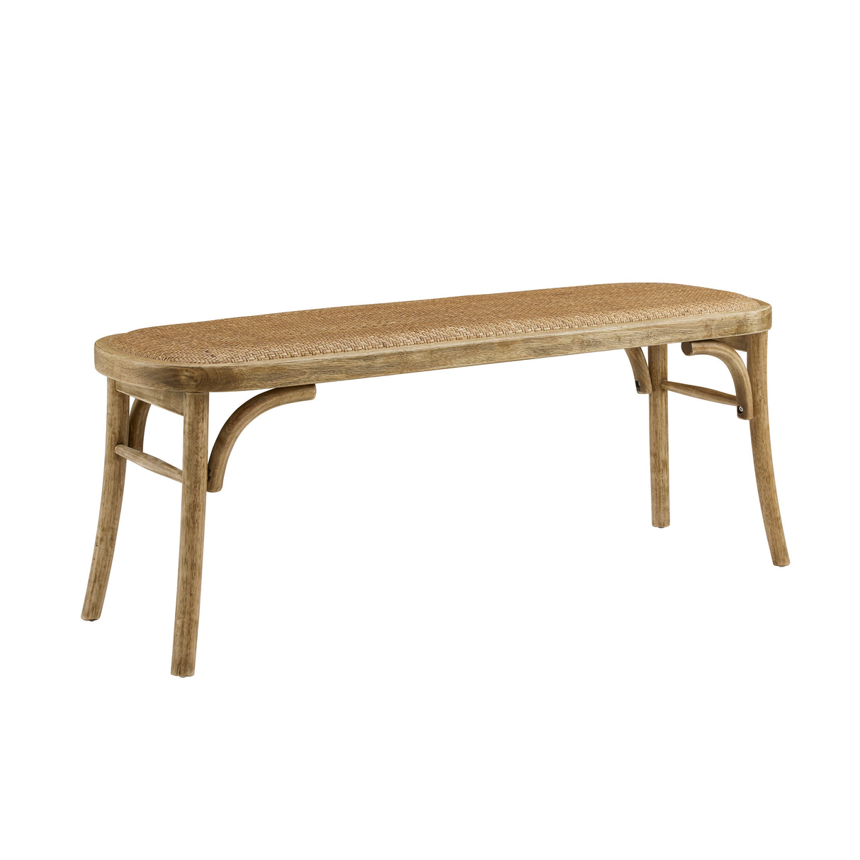 Hyde Brown Bentwood Bench