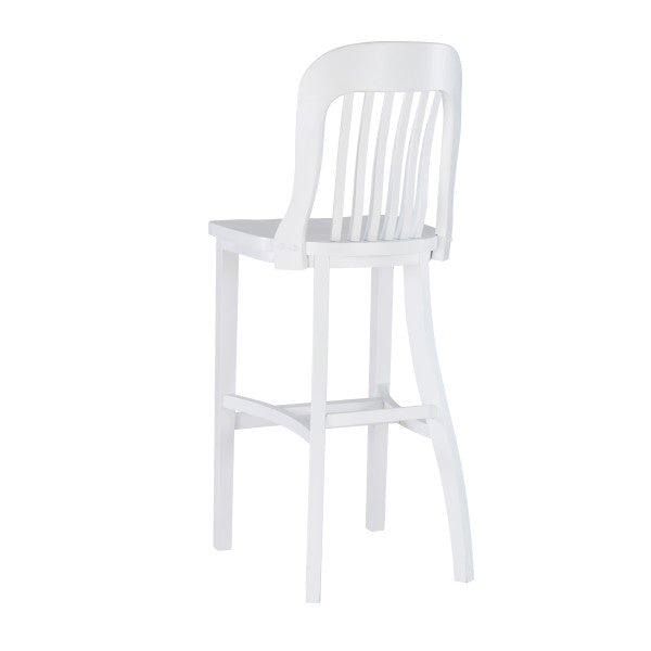 Norman White Bar Stools (Set of 2)