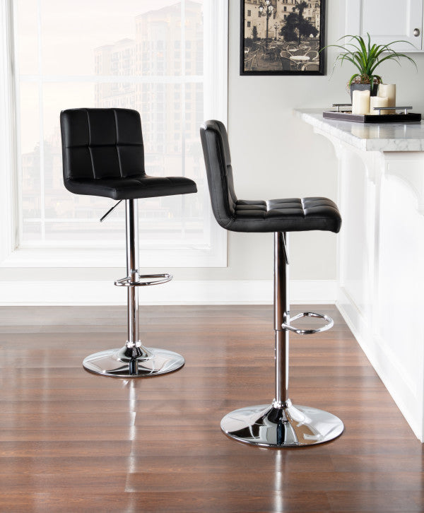 Brandt Faux Leather Bar Stool