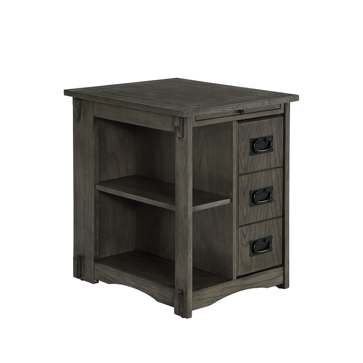 Mission Gray Side Table