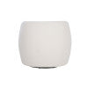 Skyler White Sherpa Swivel Chair