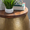Dreyfus Drum Side Table With Storage