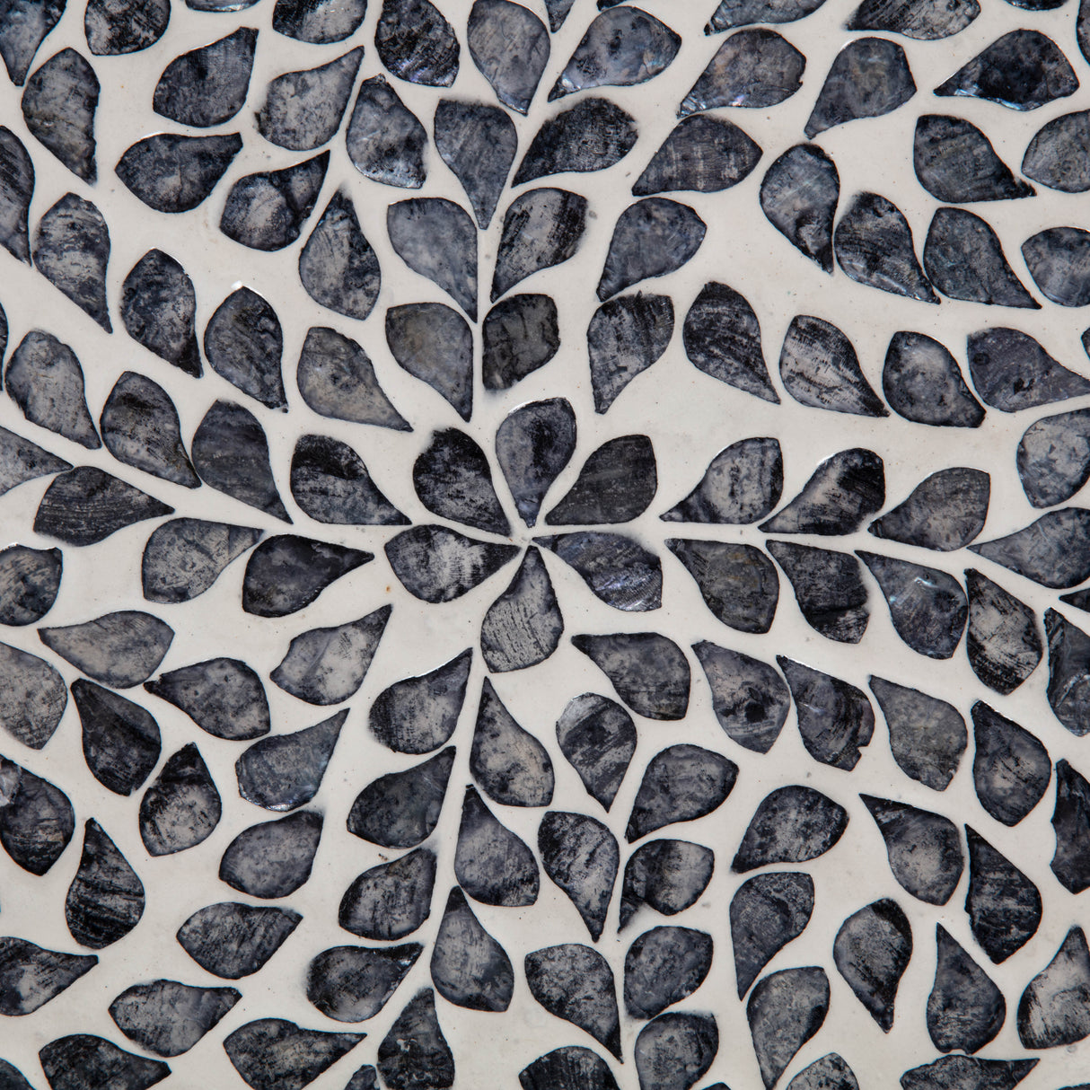 Capiz Black Side Table