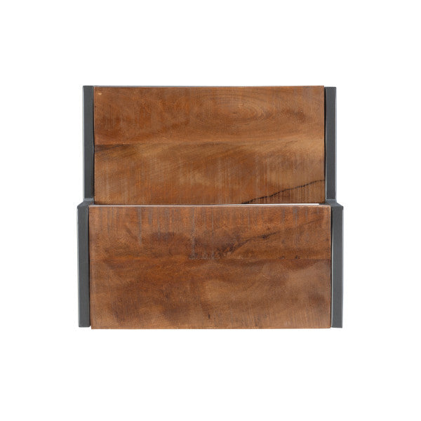 Bodie Wood And Metal Bed Steps