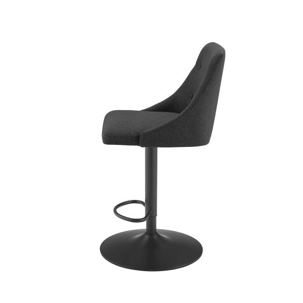 Bruce Gray Adjustable Bar Stool