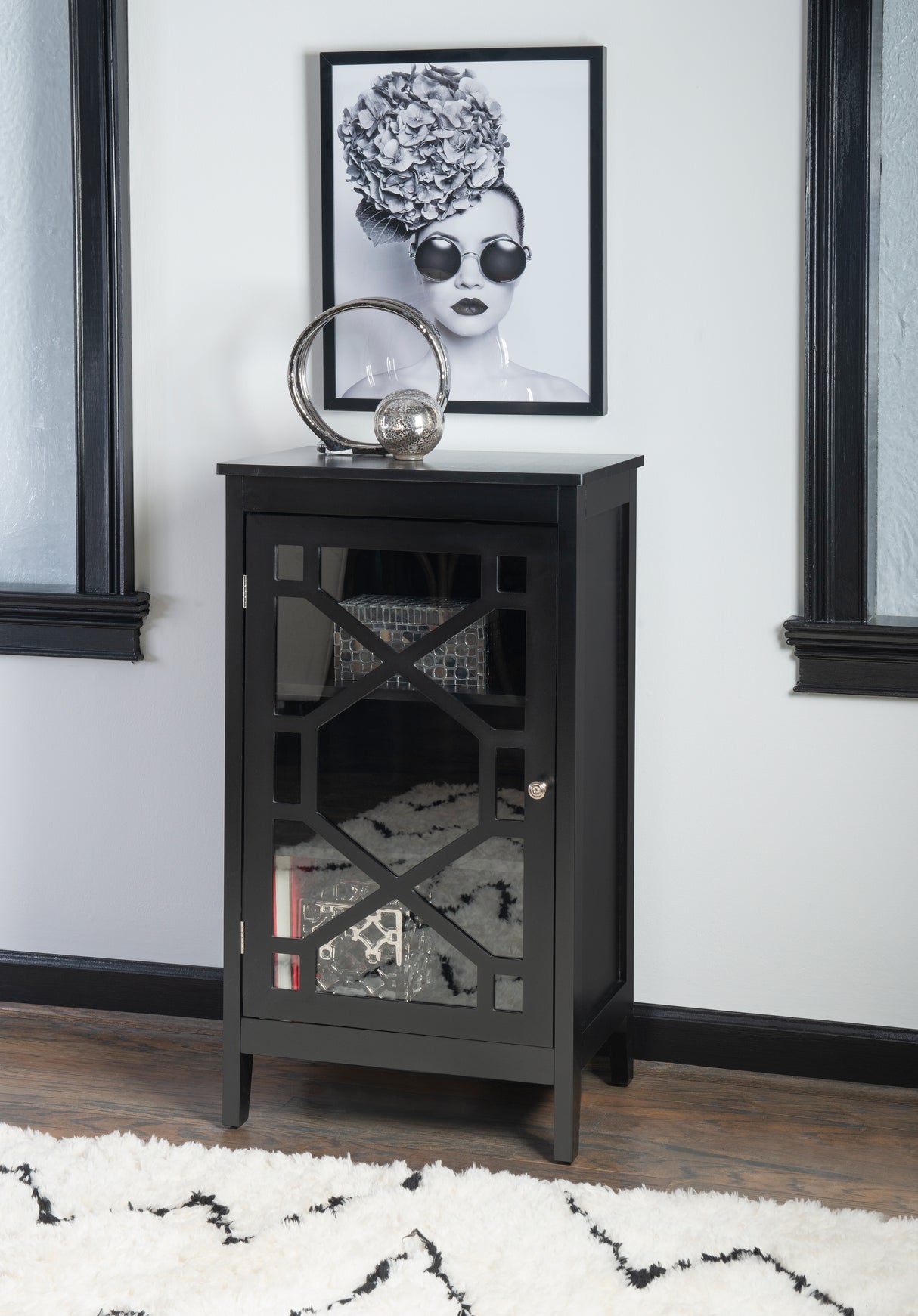 Fetti Small Wood Cabinet