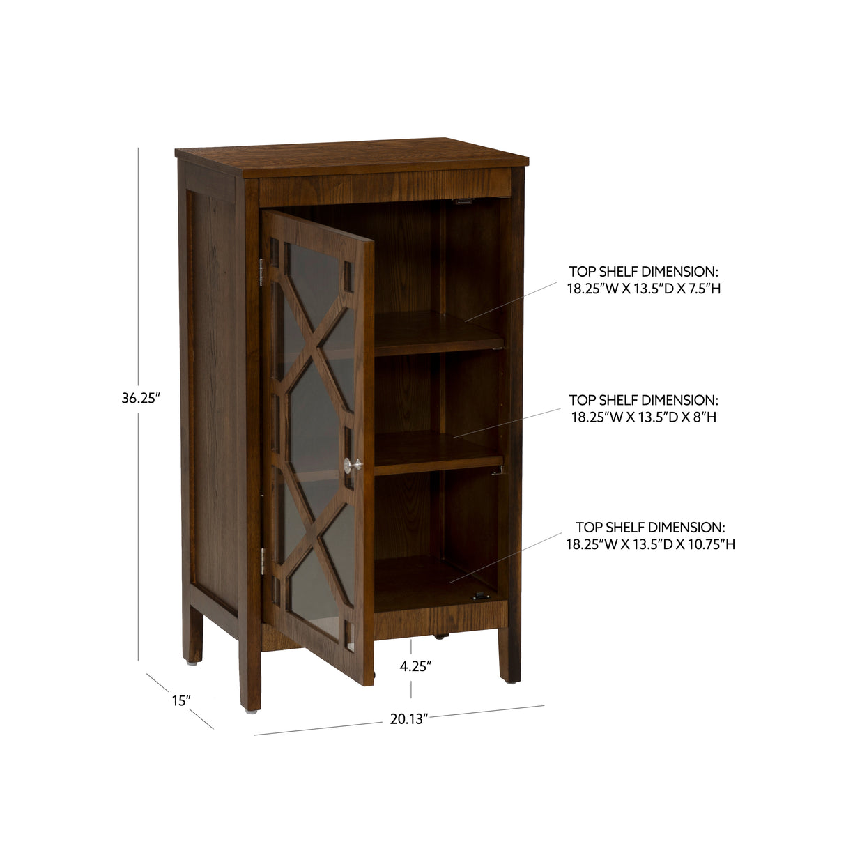 Fetti Small Wood Cabinet
