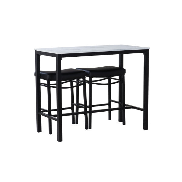 Betty Faux Marble 3 Piece Faux Leather Set