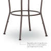 Townsend Dark Brown Adjustable Stool (Set of 3)